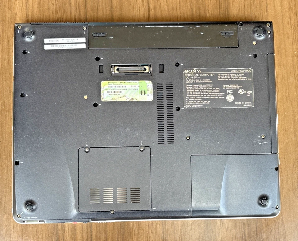 2006 Sony VAIO LAPTOP WINDOS-XP VISTA PCG-7R2L. RD02-D110 FOR PARTS - Image 2 of 4