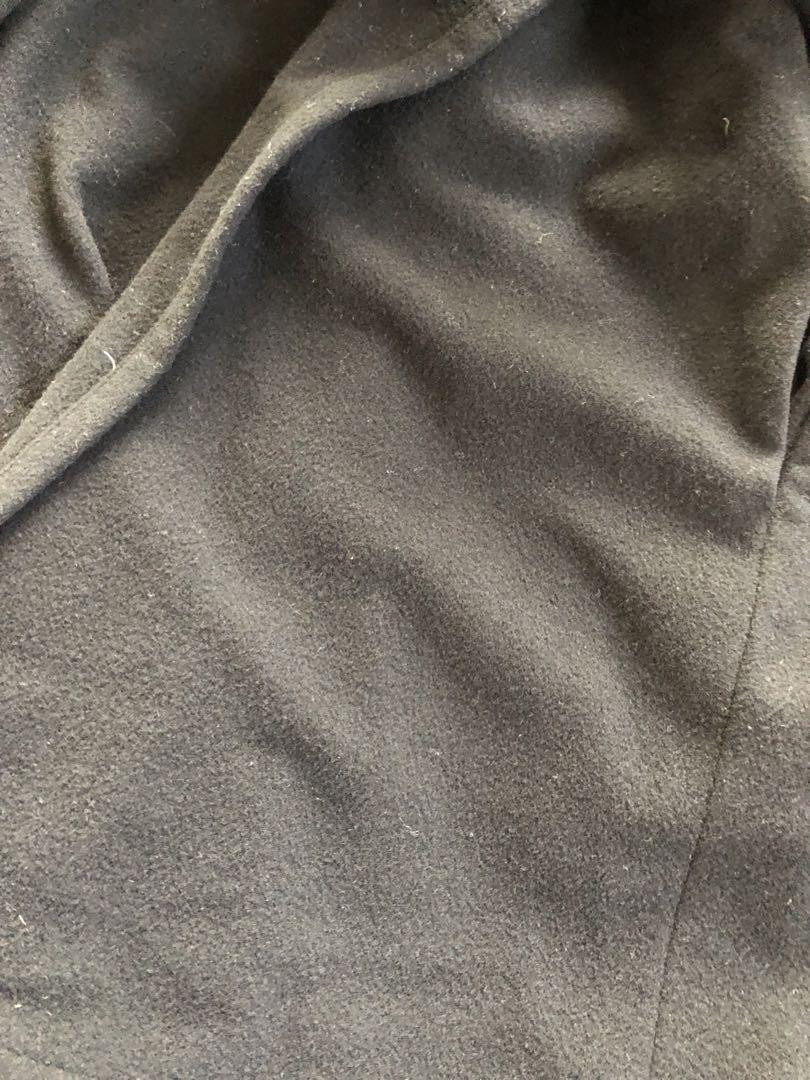 Cappotto lungo Yves Saint Laurent lana nero taglia S donna