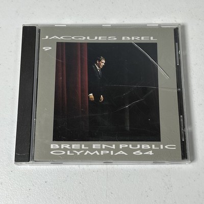 Jacques Brel - Brel En Public Olympia 64 CD 1988 Live Chanson Barclay