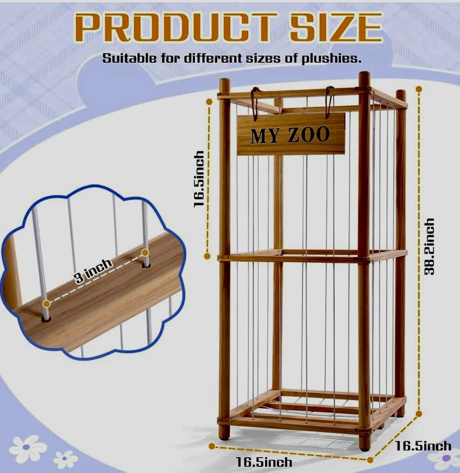 Мягкие игрушки для хранения животных зоопарк - Изображение 2 из 2