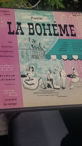 3 VINTAGE RECORD ALBUM SETS LA BOHEME - Imagen 6 de 22