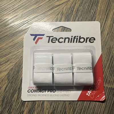 Tecnifibre Players Pro Tennis Tacky OverGrip Contact Pro 0.6 MM White