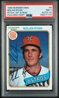 1980 Topps Nolan Ryan BK Signed Baseball Card #9 PSA 7 DNA 10 Certified Auto HOF