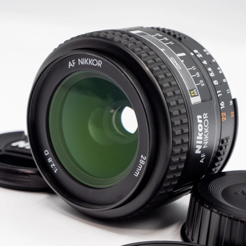 [全新带盒]尼康 AF 尼克尔 28 毫米 f/2.8 D 广角镜头日本制造 — 第 2/4 张图片