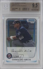 2011 Bowman Chrome Prospects Oswaldo Arcia #BCP28 BGS 9.5 GEM MINT 0l2