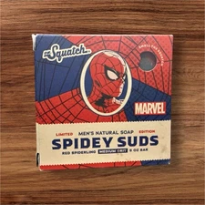 Dr. Squatch Limited Edition Soap - Spidey Suds (Spiderman), 5 oz. Volume Pricing