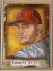 Topps 2020 Gallery Impressionists Insert Mike Trout Angels #IM-1 Baseball Card