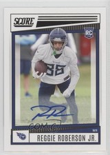 2022 Score Rookies Signatures Reggie Roberson Jr #397 Auto 0su2