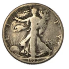 1923-S San Francisco Walking Liberty Silver Half 50c Very Good VG+