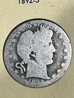 1892-S Barber Half Dollar