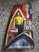 Ultra Rare Art Asylum Star Trek Capt Kirk Fan Expo Canada Action Figure MOC
