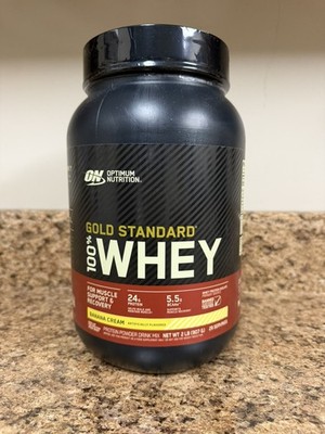 Optimum Nutrition Gold Standard 100% Whey 2lbs. Protein Powder Banana Cream