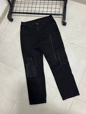Olakala Pants Denim Jeans L Size Y2K Avant Garde