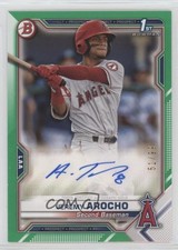 2021 Bowman Paper Prospect Green Border 51/99 Jeremy Arocho #PAPR-JA Auto 0xh3