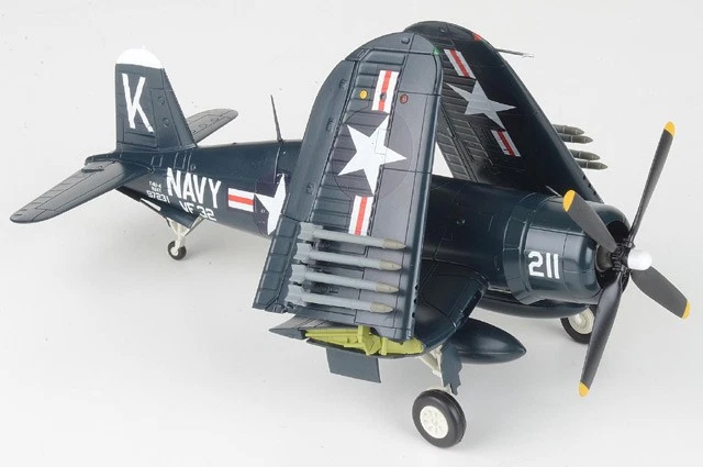 HA8225 Hobby Master F4U Corsair 1/48 Model White 211 USN VF-32 - Image 2 of 2