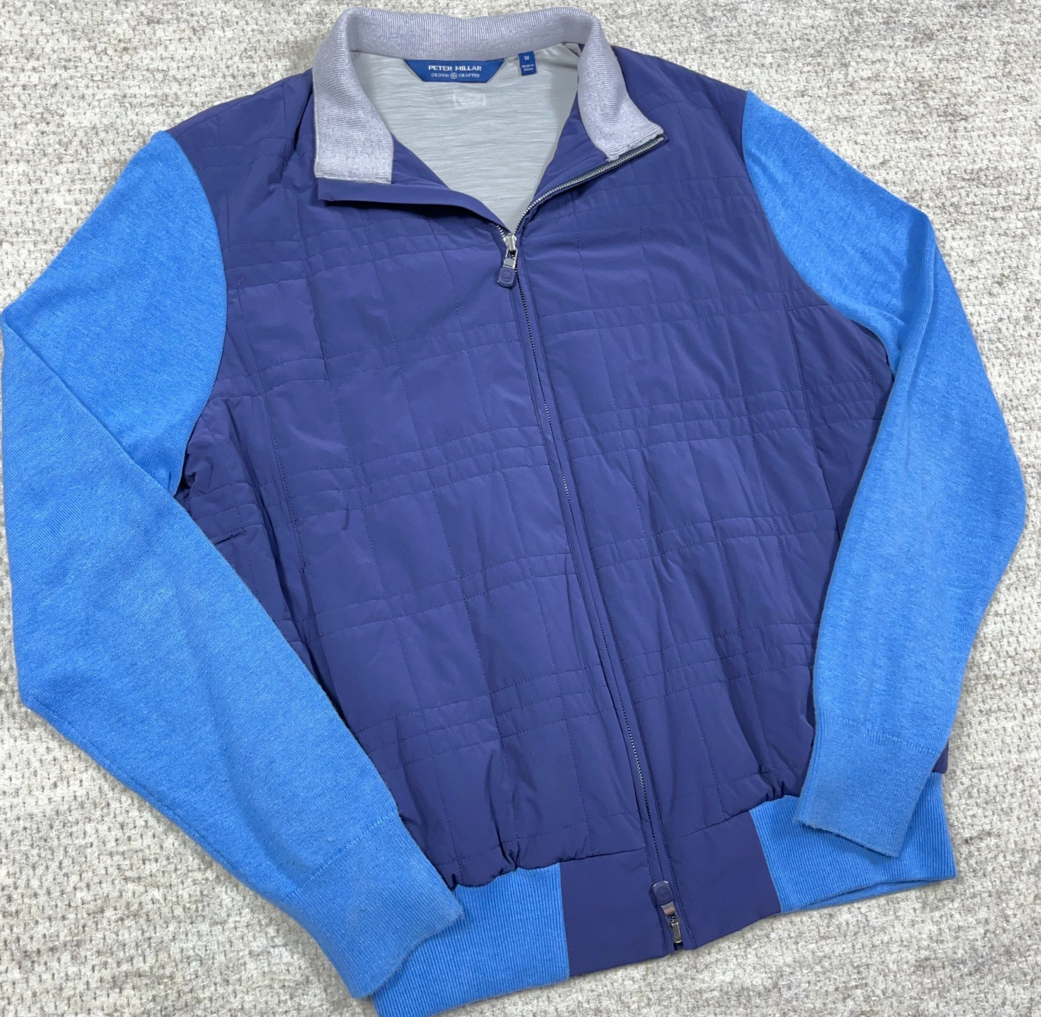 Peter Millar Stealth Light Jacket Men Medium Blue… - image 2