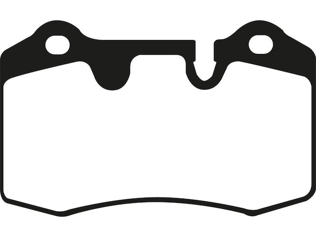 Rear EBC Brake Pad Set fits Maserati Ghibli 2014-2018 91JZMW