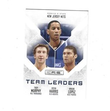 2010-11 Rookies and Stars Team Leaders #18 Troy Murphy/Devin Harris/Brook Lopez