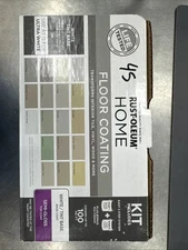 Rust-Oleum 367602 Home Interior Floor Coating Kit, Semi-Gloss White/Tintable