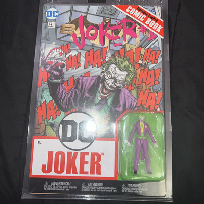 DC Joker 3'' Action Figure with Comic Book #23.1 McFarlane Toys New Sealed