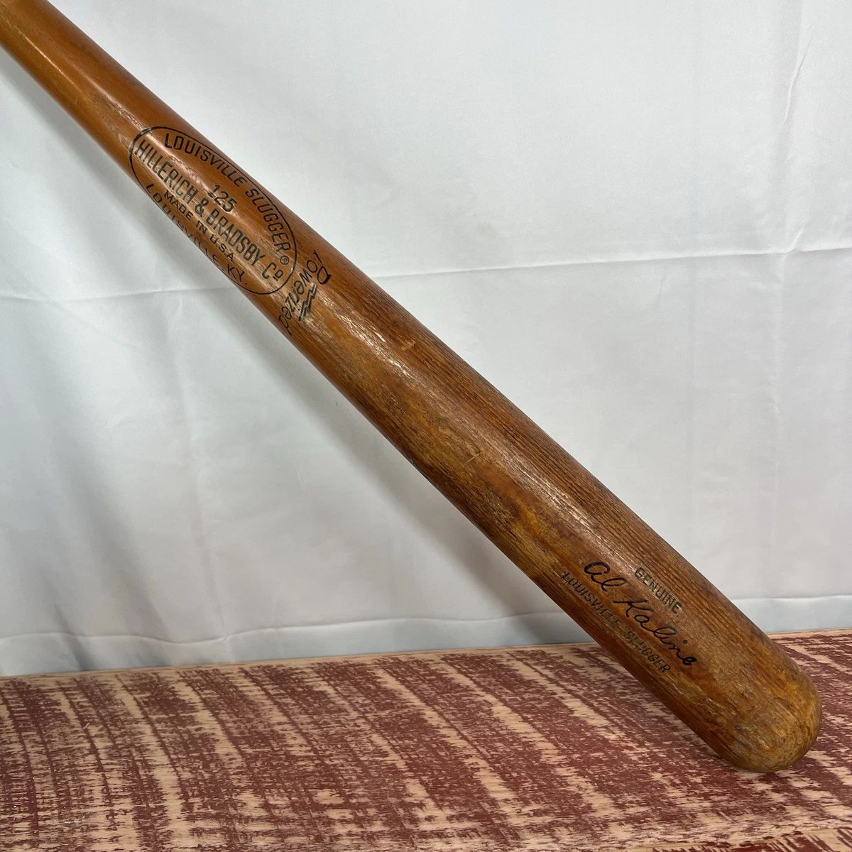 Batte Baseball Al Kaline – Louisville Slugger AK2 – Flamme Tempérée – Vintage USA