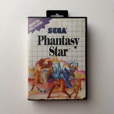 Phantasy Star Sega Master System Game + Box Authentic Tested SMS