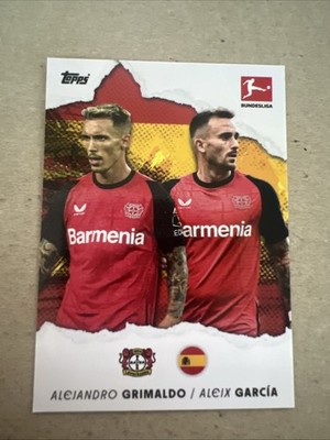 Alejandro Grimaldo x Aleix Garcia 2024-25 Topps International Stars