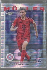 2024 Topps Chrome UEFA Club Competitions Pulsar Refractor Thomas Muller Müller