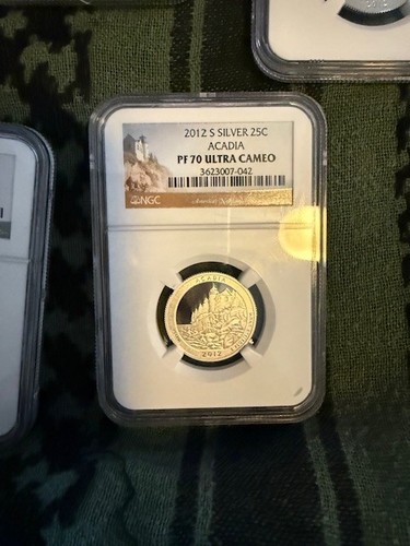 2012-S 25C 5 Coin SILVER Set NGC PF 70 - Picture 7 of 7