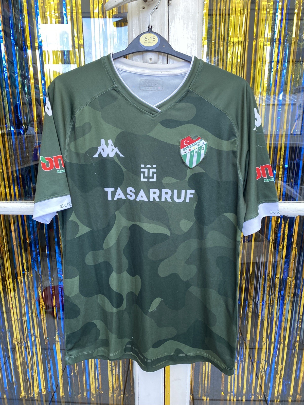 Bursaspor Football Shirt Large 2020-2021 Men's Jersey Kappa