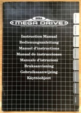 NOTICE SEULE 100% ORIGINALE - CONSOLE SEGA MEGADRIVE 1 PAL EURO (FR) BOOKLET - I