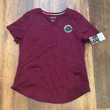 Scrubstar Ultimate Scrub Shirt Maroon Size Small NWT