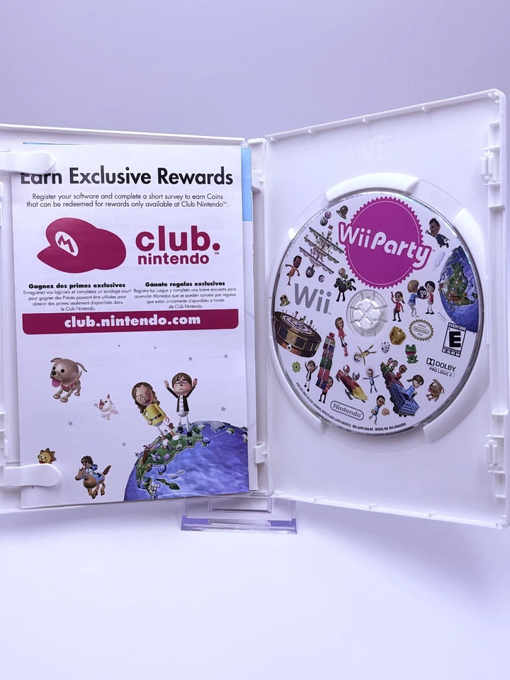 Wii Party (Nintendo Wii, 2010) CIB Complete Very Good - Image 3 of 4