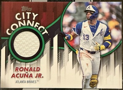 2026 Topps Series 2 Ronald Acuna Jr. City Connect Jersey Relic Green /99 #CC2-RA
