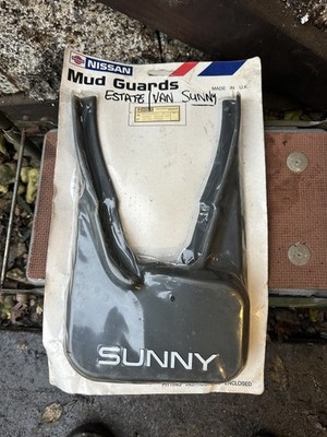 NOS genuine NISSAN DATSUN sunny Y10 Mudflaps KE788 65c86 Retro Man Cave Classic