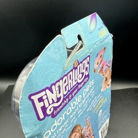 WowWee Fingerlings Baby Monkey Interactive Pet Candi Pink & Blue 40+ Sounds