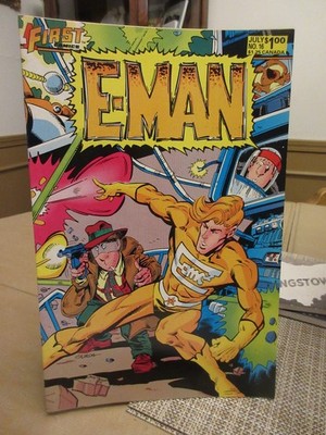 E-MAN Comic Book No. 16---July 1984 (First Comics)