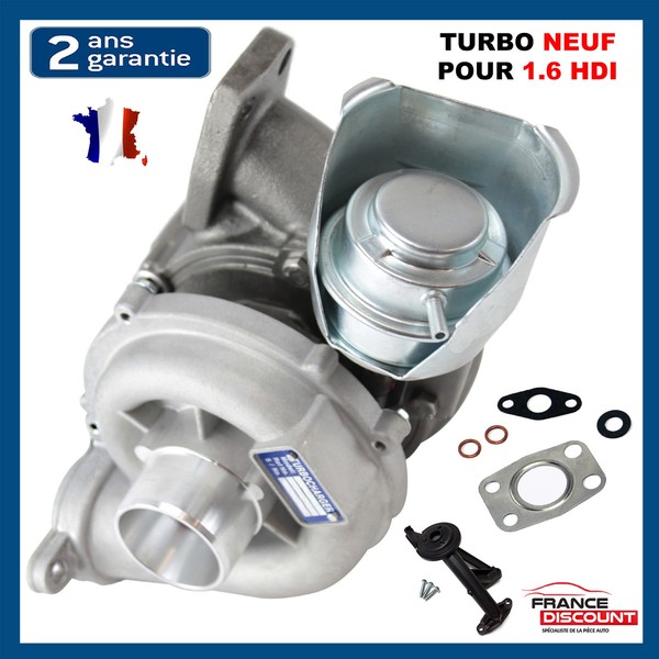 Turbo Neu FüR Peugeot 1007 206 207 3008 307 308 407 5008 Partner 1.6 Hdi-image