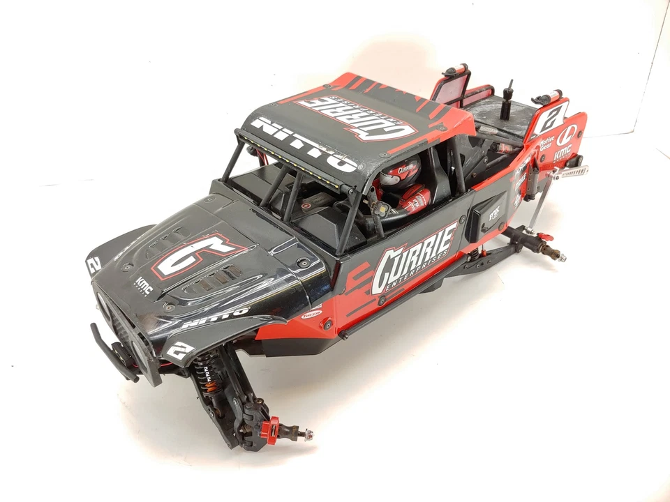 Losi Hammer Rey 1/10 4wd Rock Racer Roller Slider Chassis w/ Full Body RED - Image 3 of 4