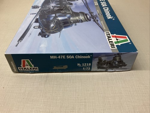 Italeri 1:72 SCALE MH-47E SOA Chinook Model Kit #1218~Open Box Sealed Kit - Picture 3 of 13