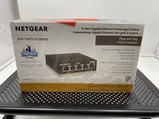 LOT OF 2 Netgear GS305-300PAS 5-Port Gigabit Ethernet Unmanaged Switch