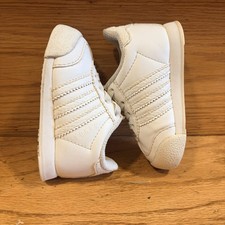 Adidas Samoa Unisex Baby & Toddler Low Top Leather Sneakers White US 4