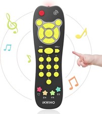 Baby Remote Control Toy, Realistic Toddler TV Remote Toy with Light Sound Kid