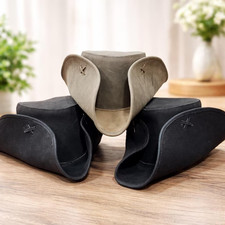 Tricorn Pirate Hat, Genuine Leather, Black Brown, Colonial Style Handmade Unisex