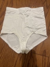 Vintage MAIDENFORM FLEXEES Beige Firm Control Slimmer Brief Large Shapewear