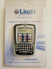 Lingo Europa 6 Language Pocket Translator 30,000 Word Model WM-6C