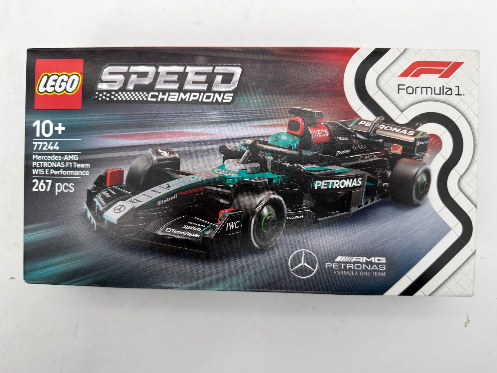 LEGO SPEED CHAMPIONS 77244 MERCEDES AMG PETRONAS F1 TEAM W15 E NEW