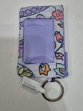 Vera Bradley Lighten Up Zip ID Case Pouch Mini Wallet. Maddalena Paisley Soft