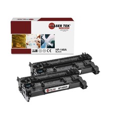 2Pk LTS 148A Black Compatible with HP Pro 4001 4001dn Toner Cartridge