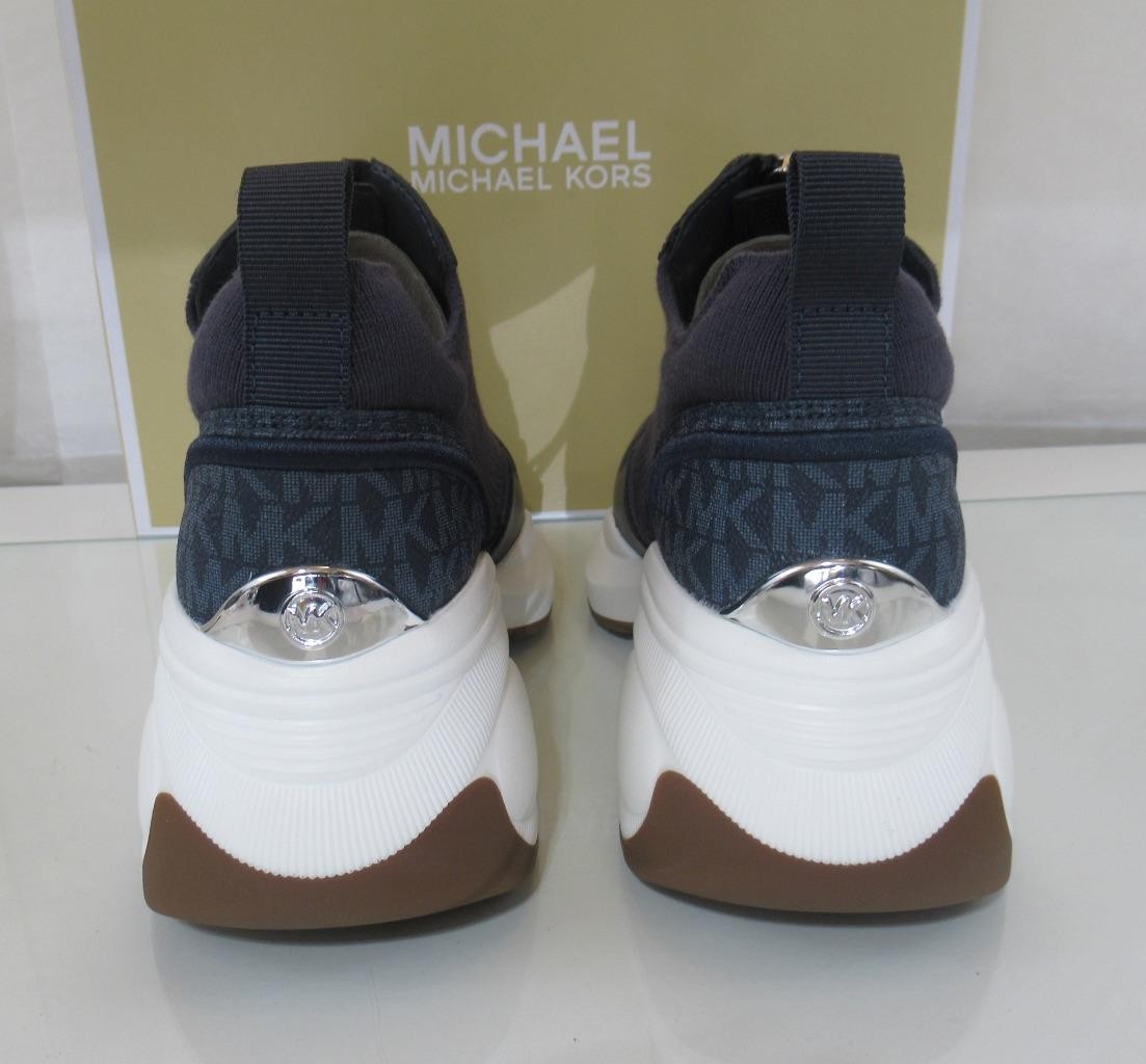Michael Kors Zuma Size 6.5 Slip On Trainer Sporty Wedge Sneakers